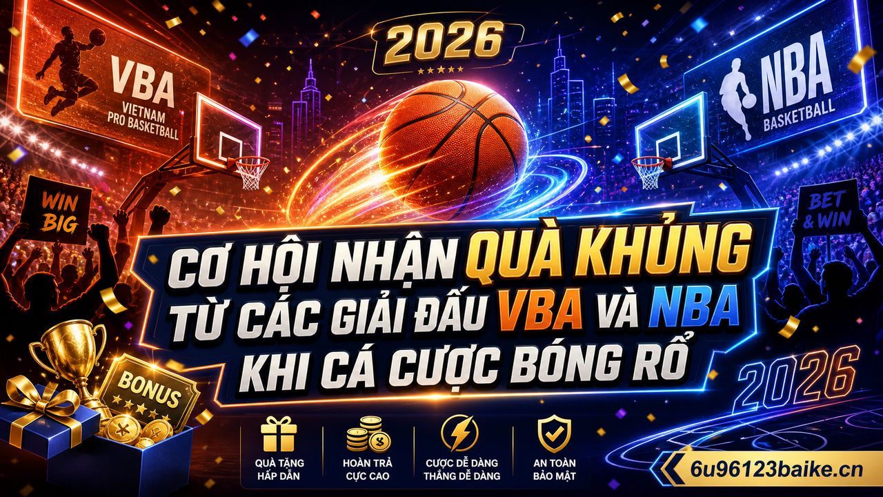 Cơ hội nhận quà khủng từ các giải đấu VBA và NBA khi cá cược bóng rổ