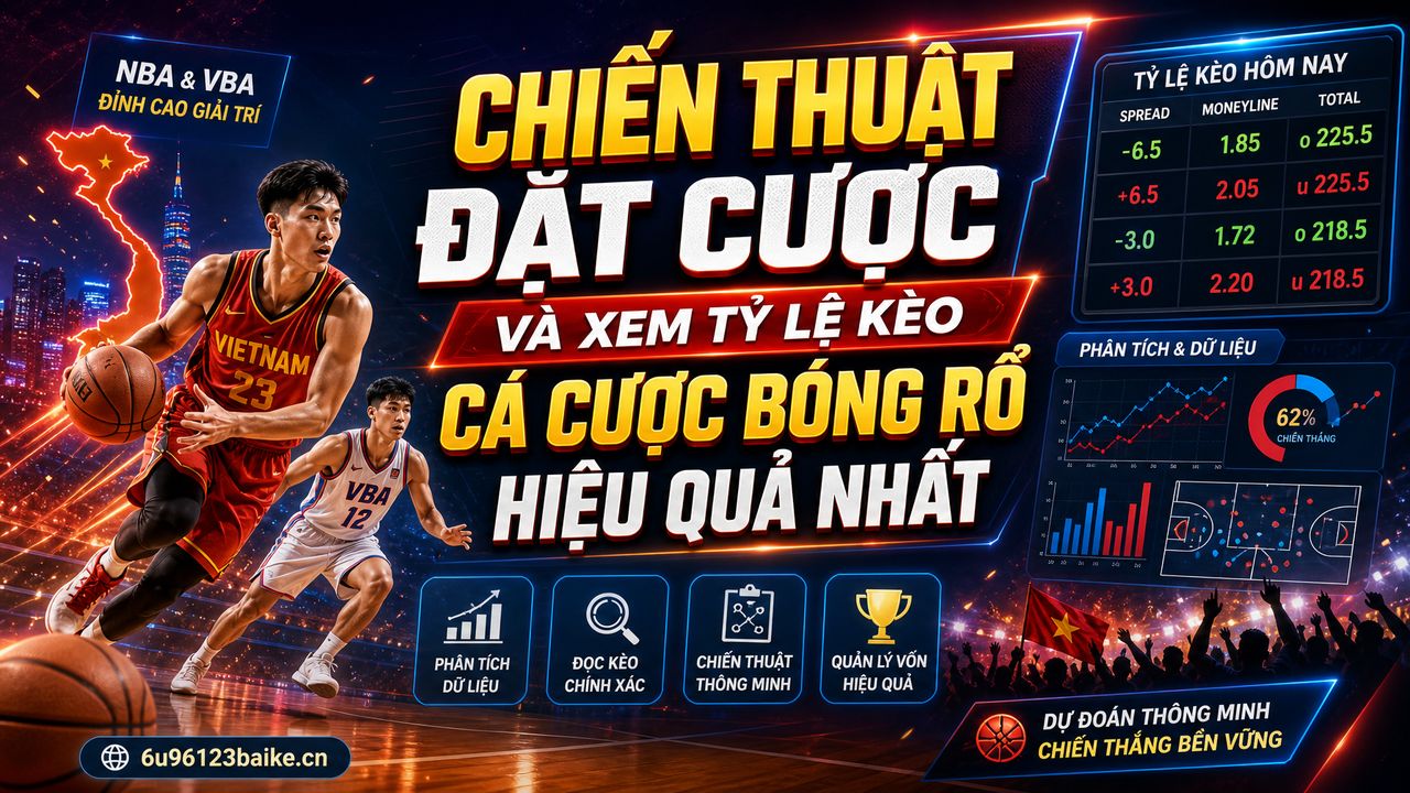 Chiến thuật đặt cược và xem tỷ lệ kèo cá cược bóng rổ hiệu quả nhất